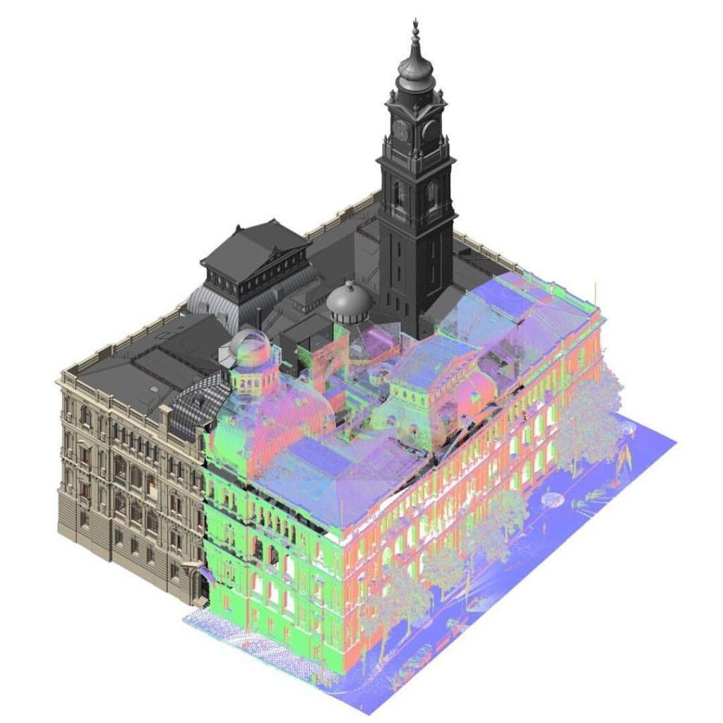 Point Cloud Surveys and Scanners Point cloud survey for UK construction project