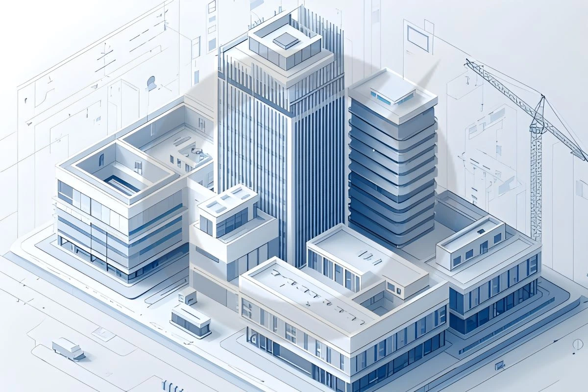 BIM coordination team reviewing project workflow