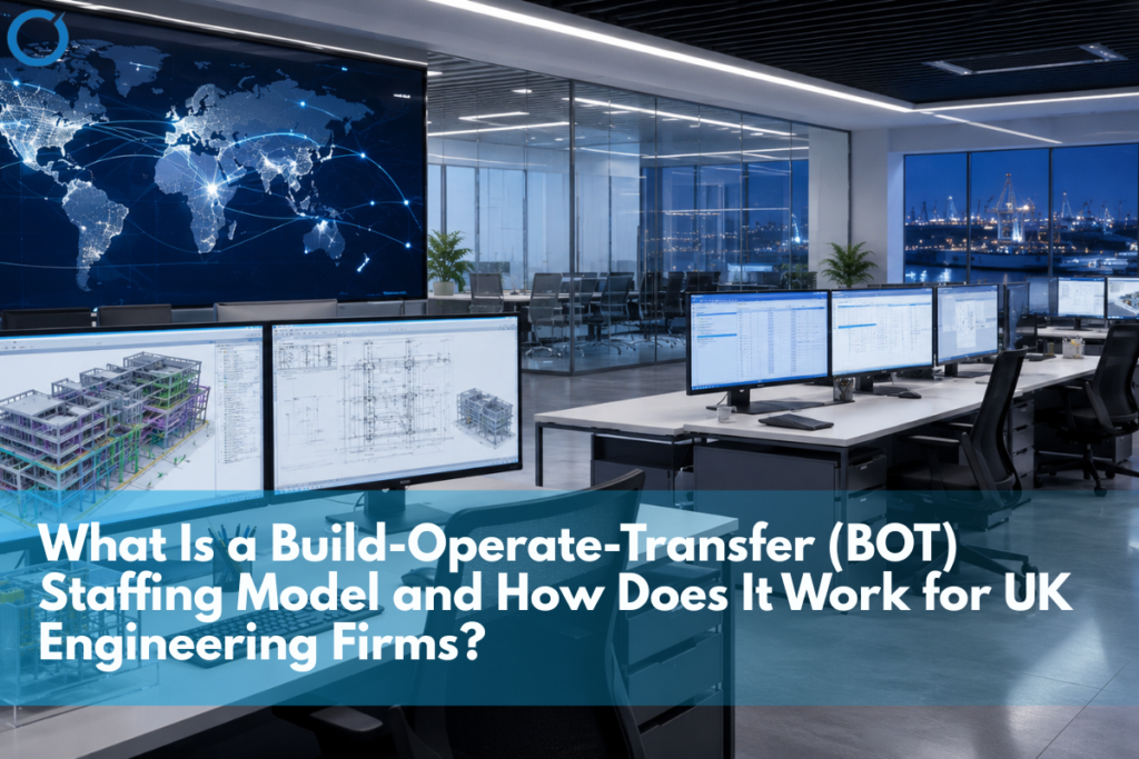 BOT staffing model UK engineering firm