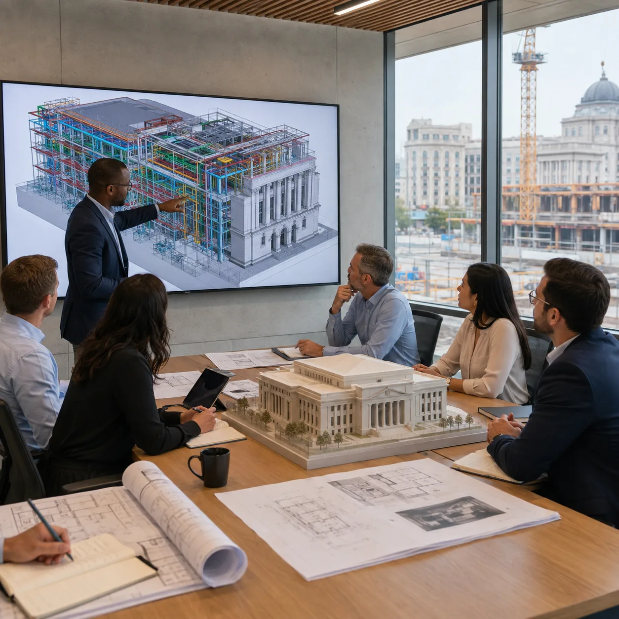 Government and federal BIM coordination model review