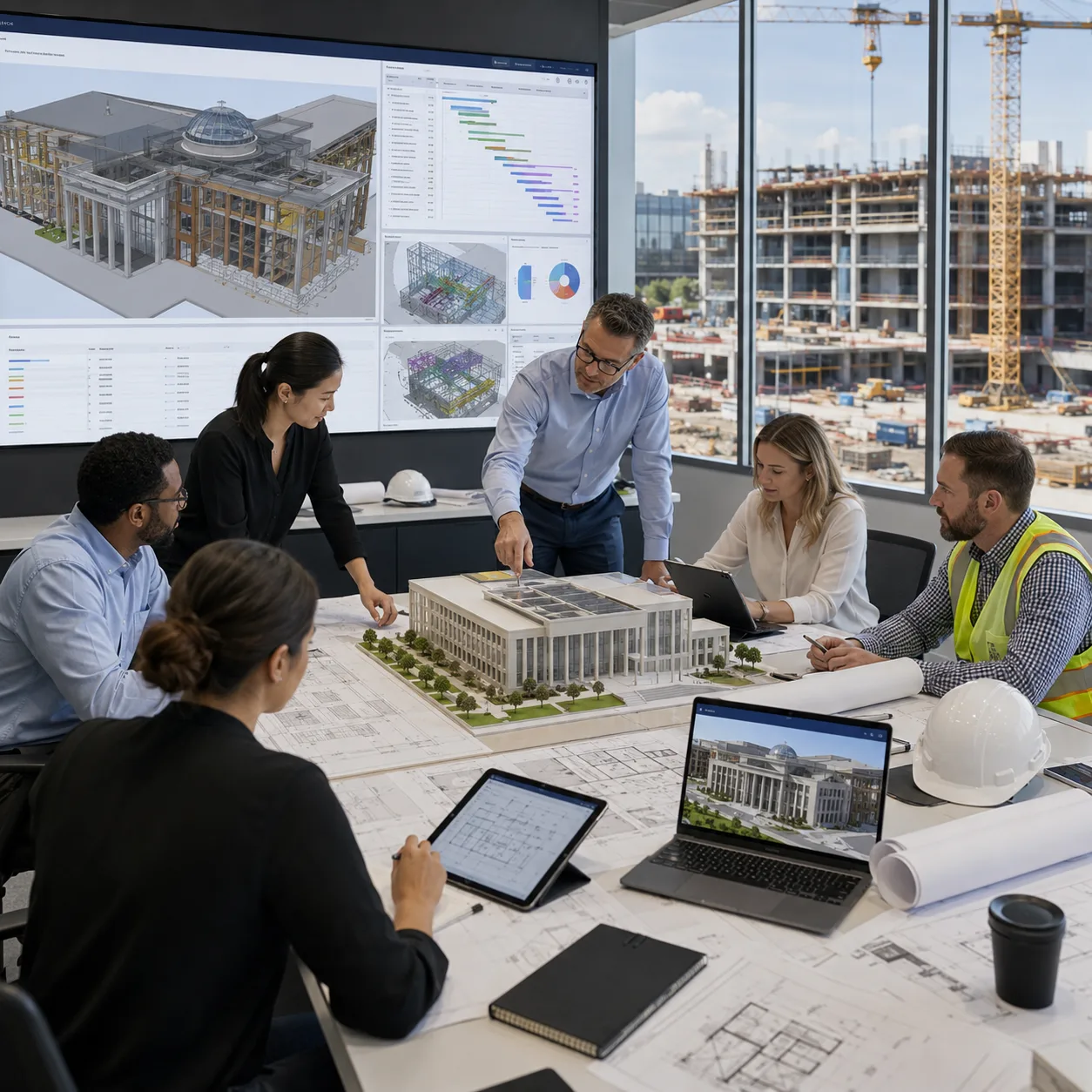 Government construction project planning and multidisciplinary preconstruction support