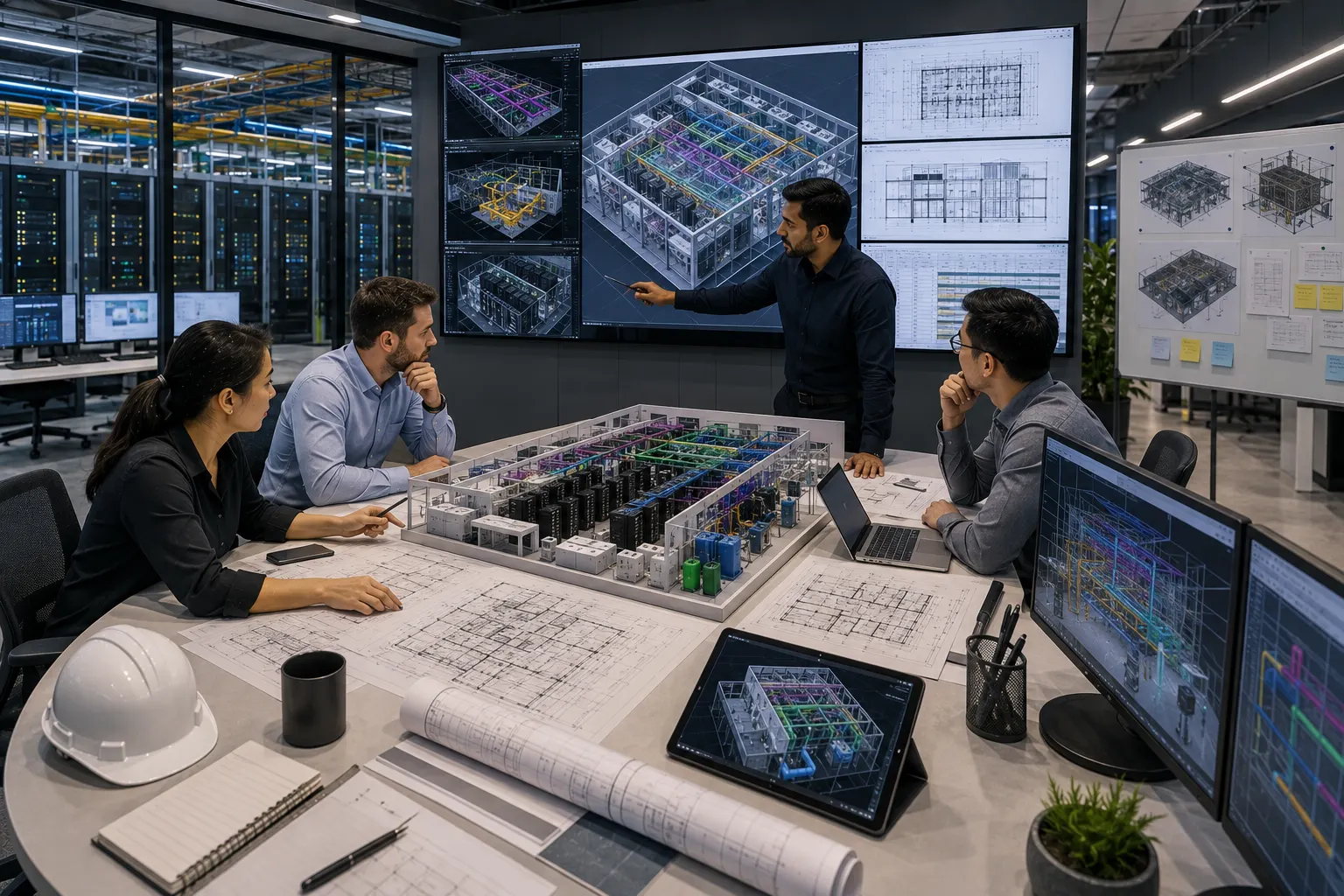 Mission critical BIM workflow and multidisciplinary project coordination review