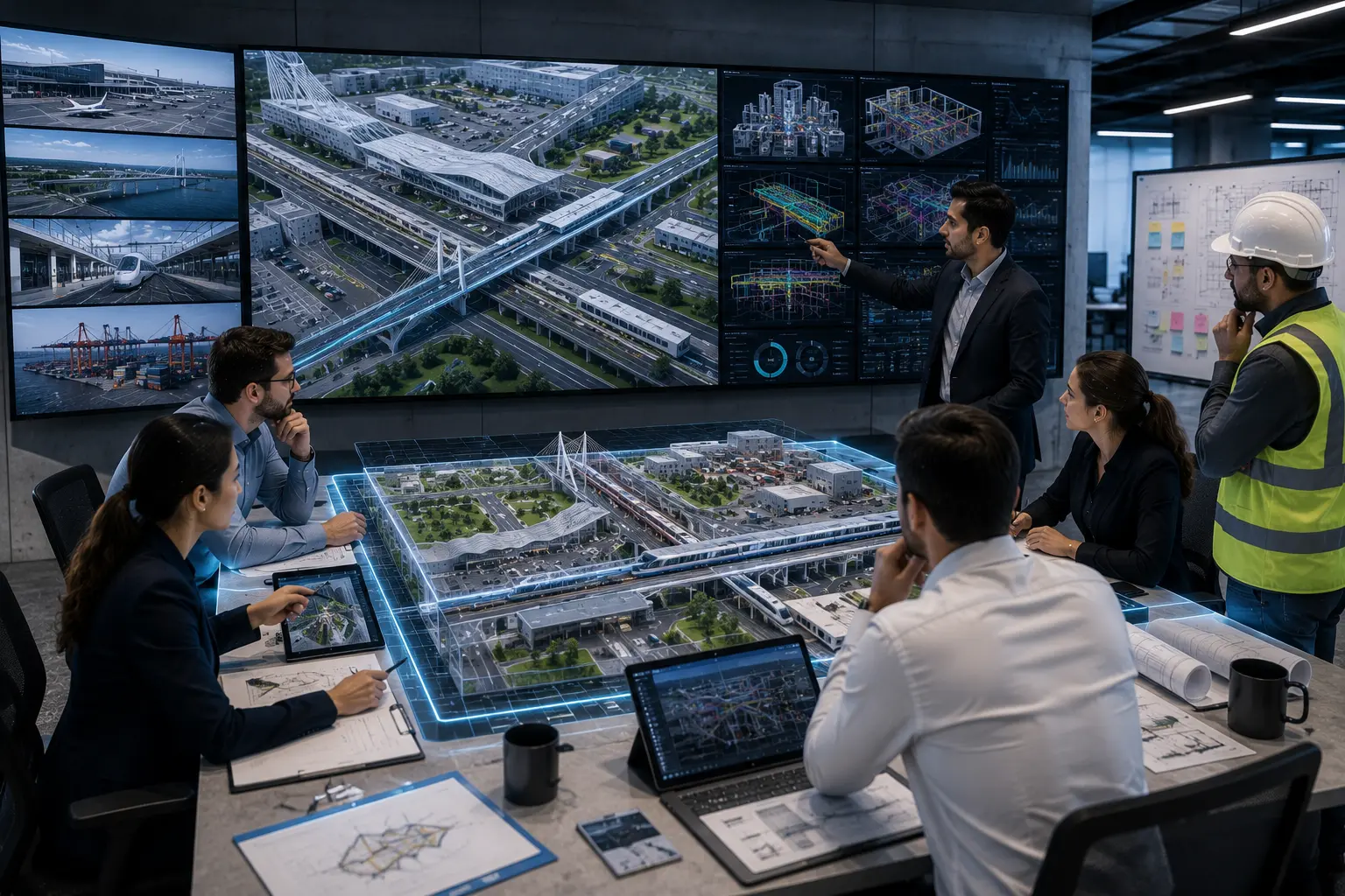 Transportation BIM workflow and multidisciplinary project coordination review