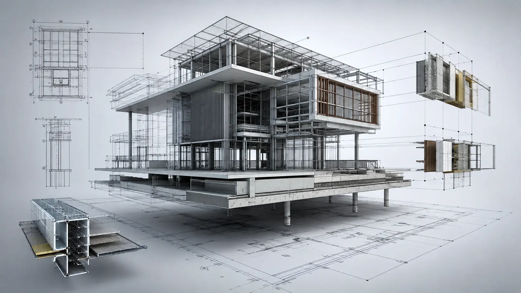 3D CAD modeling services showing a detailed three dimensional technical CAD model