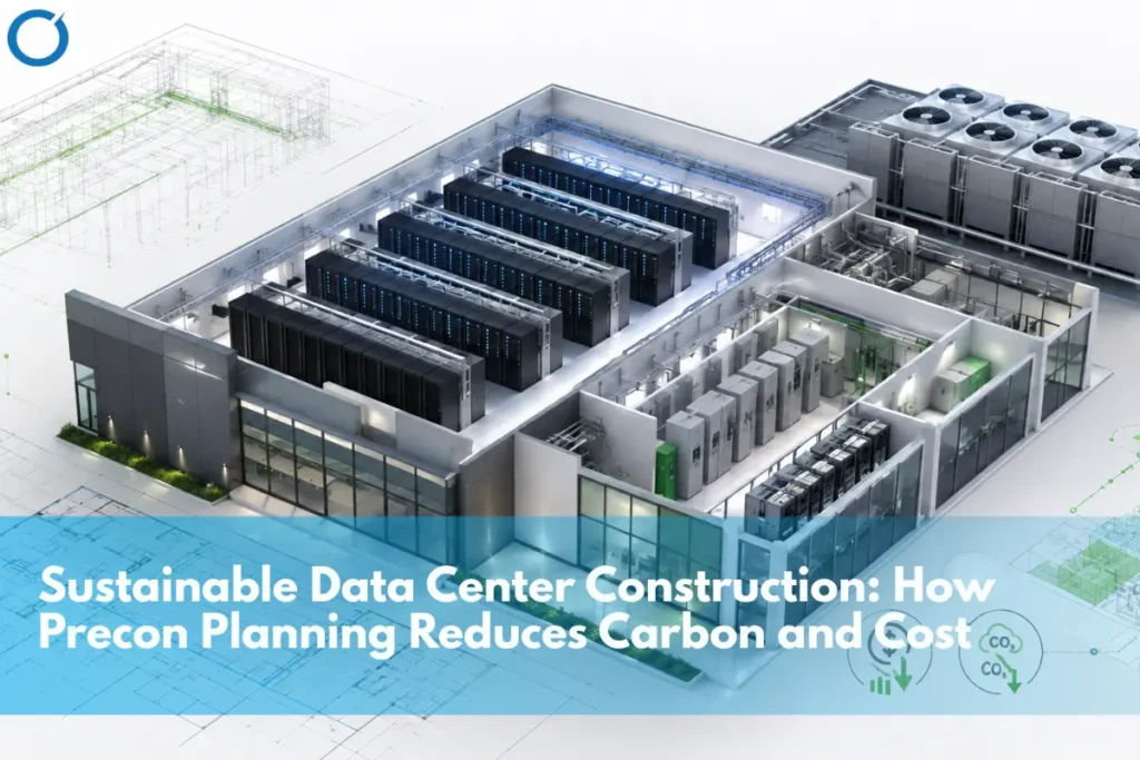 sustainable data center construction precon planning