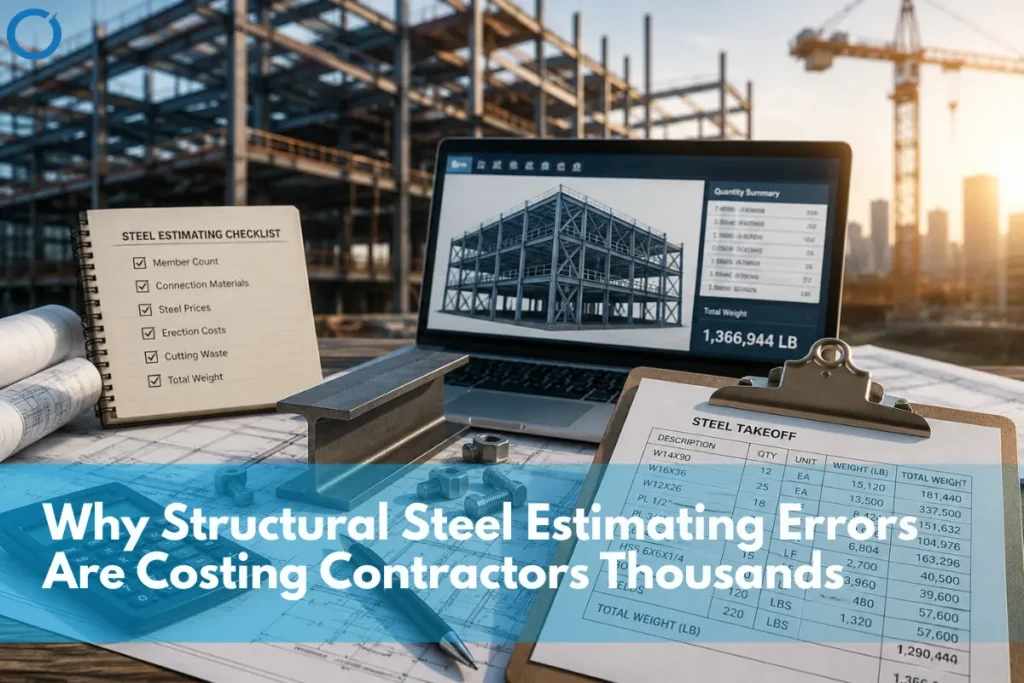 structural steel takeoff mistakes