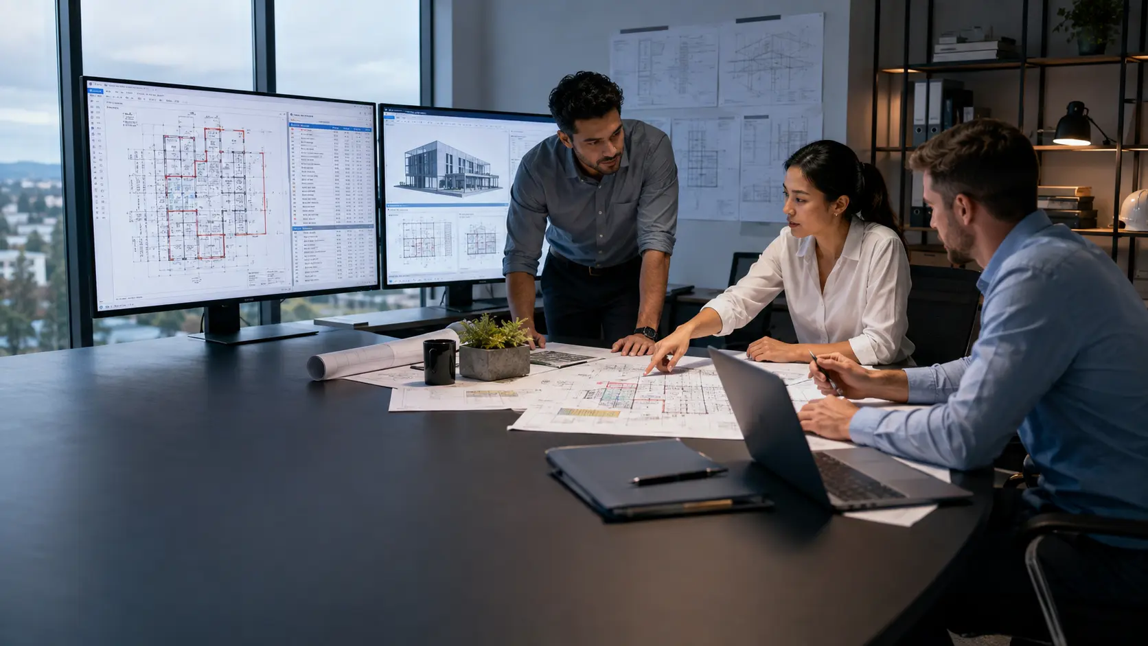 Remote construction takeoff and drawing review support for Canadian contractors