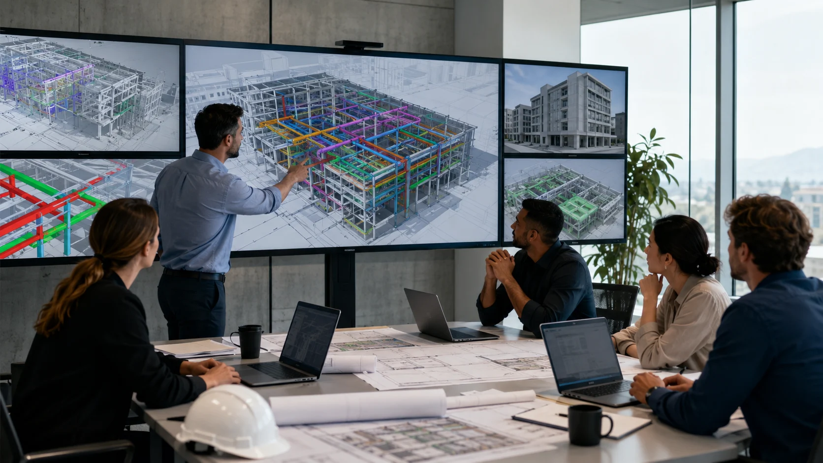 Large multidisciplinary BIM coordination project for California construction teams