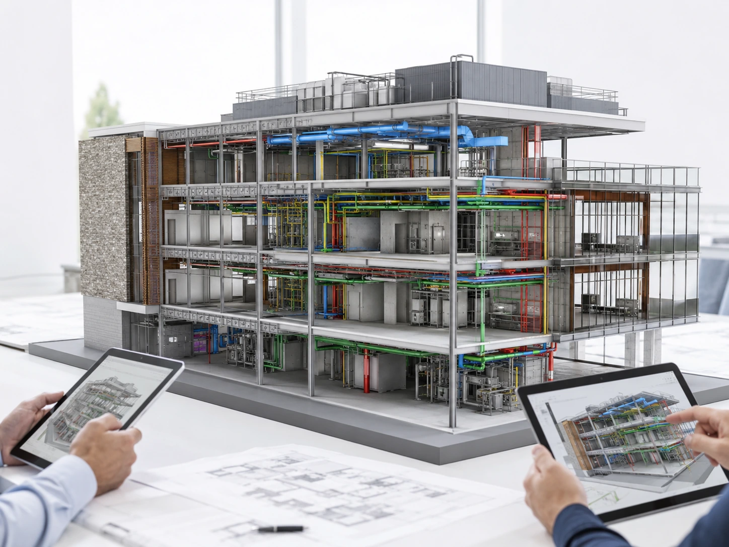 Multidisciplinary BIM coordination model for a construction project in Clare