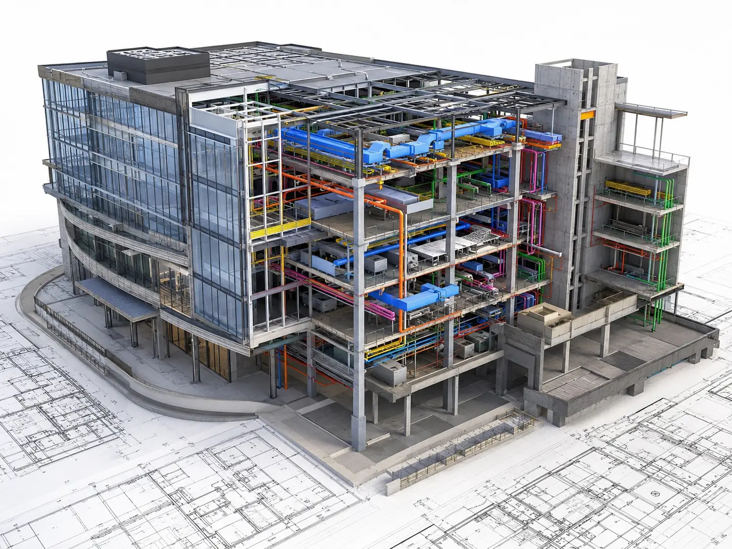 Multidisciplinary BIM coordination model for a construction project
