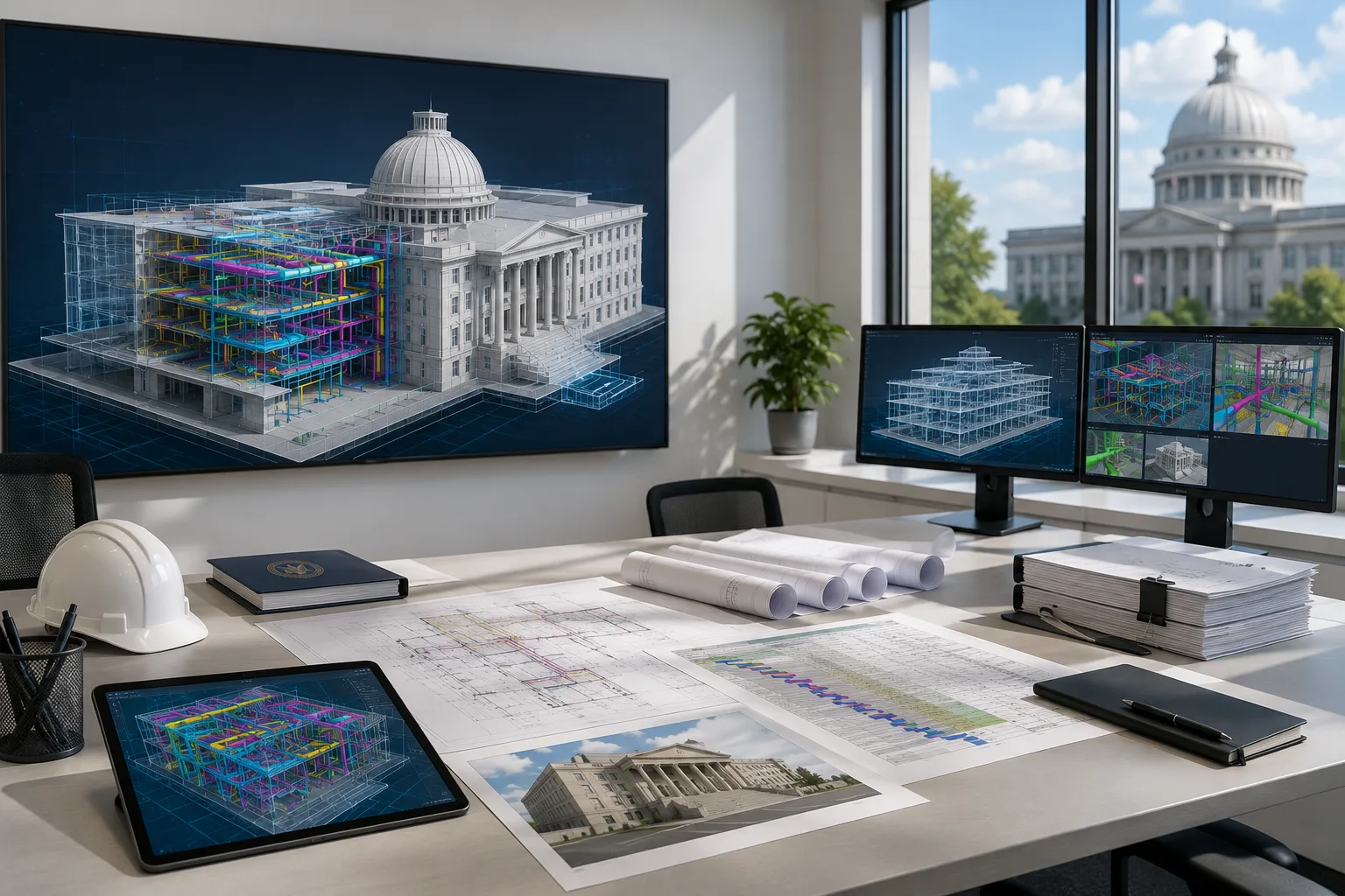 Government and federal BIM model coordination for public sector construction