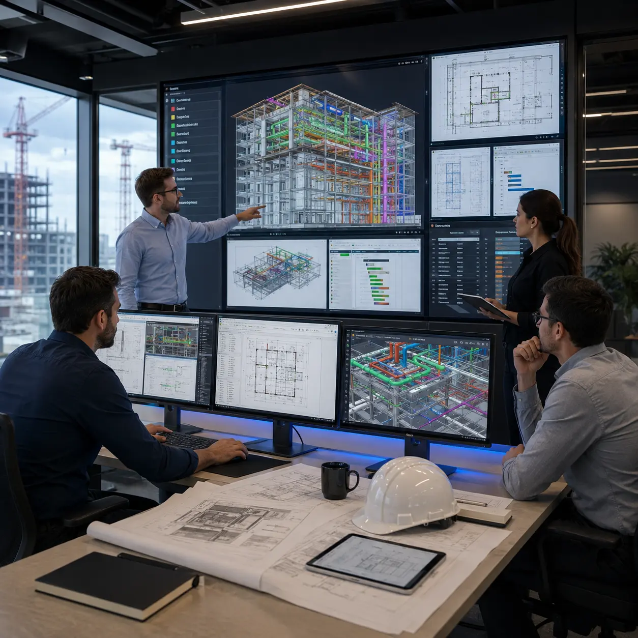 Multidisciplinary BIM modeling and preconstruction project delivery