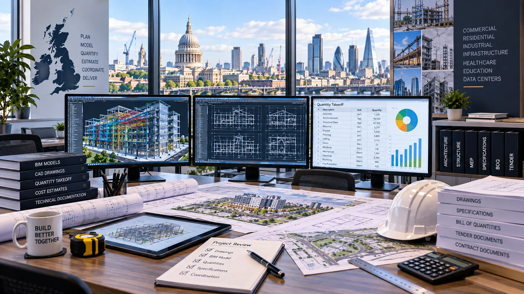 UK preconstruction project information and technical documentation review