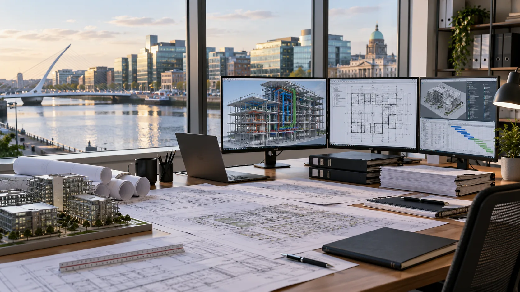 Ireland preconstruction project files drawings BIM models and technical scope review