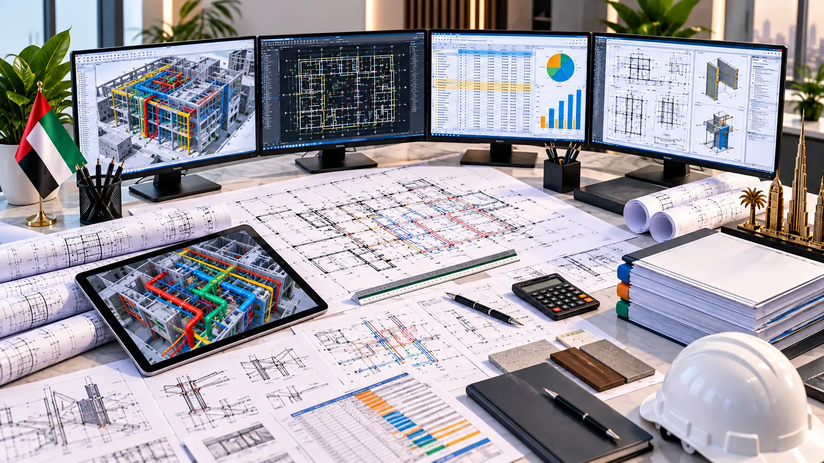UAE preconstruction BIM CAD estimating takeoff and documentation support