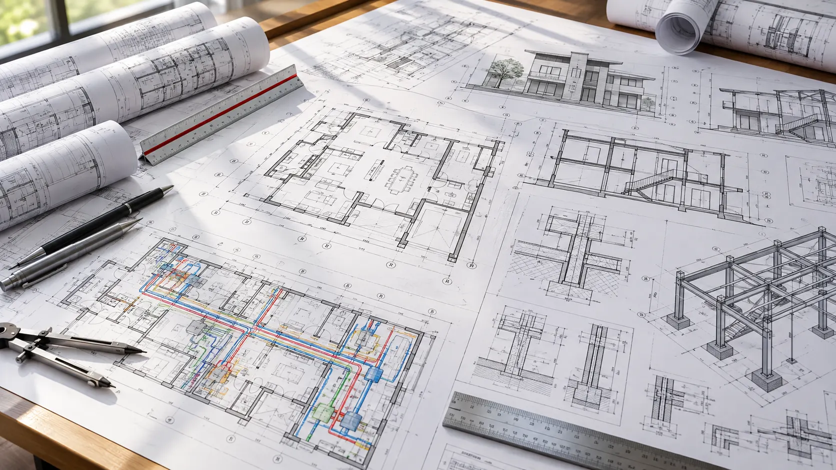 CAD drawing workflow for Montreal construction and engineering projects