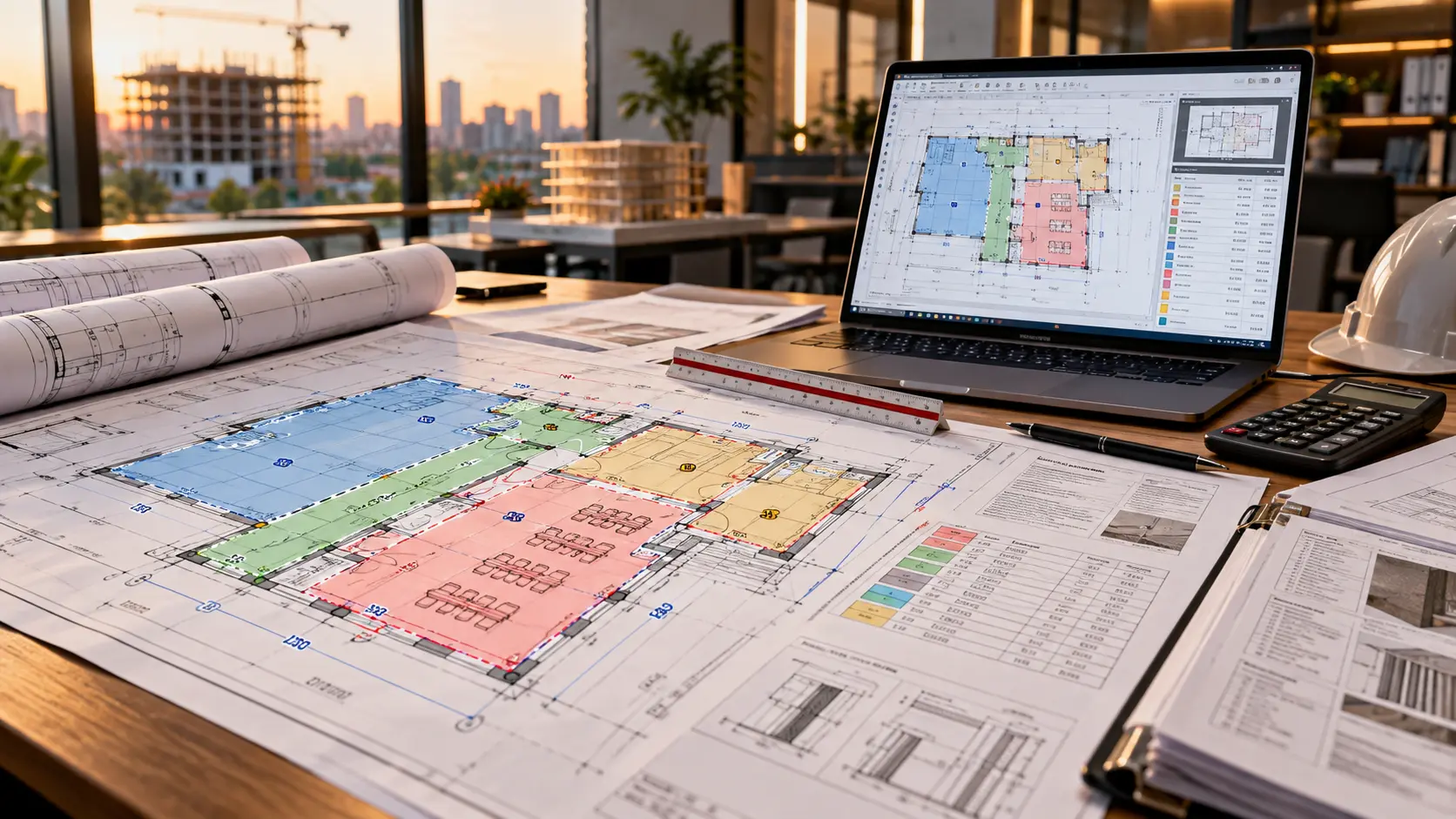 Drawing based quantity takeoff review for Ras Al Khaimah construction projects