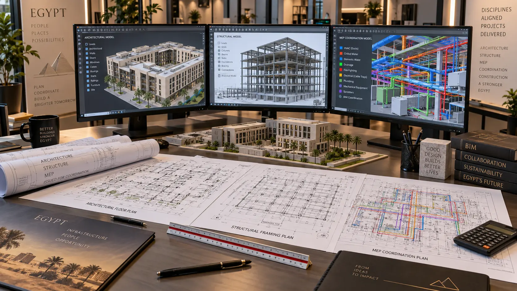 Preconstruction support for commercial residential hospitality industrial and infrastructure projects in Egypt