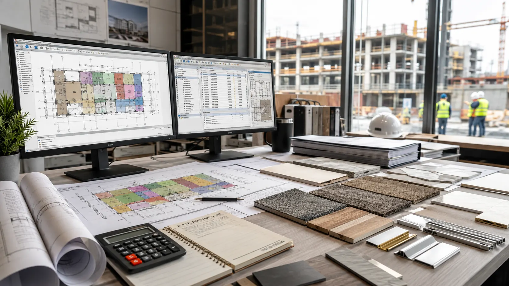 Flooring takeoff services reviewing floor plans finish quantities trims transitions and material areas