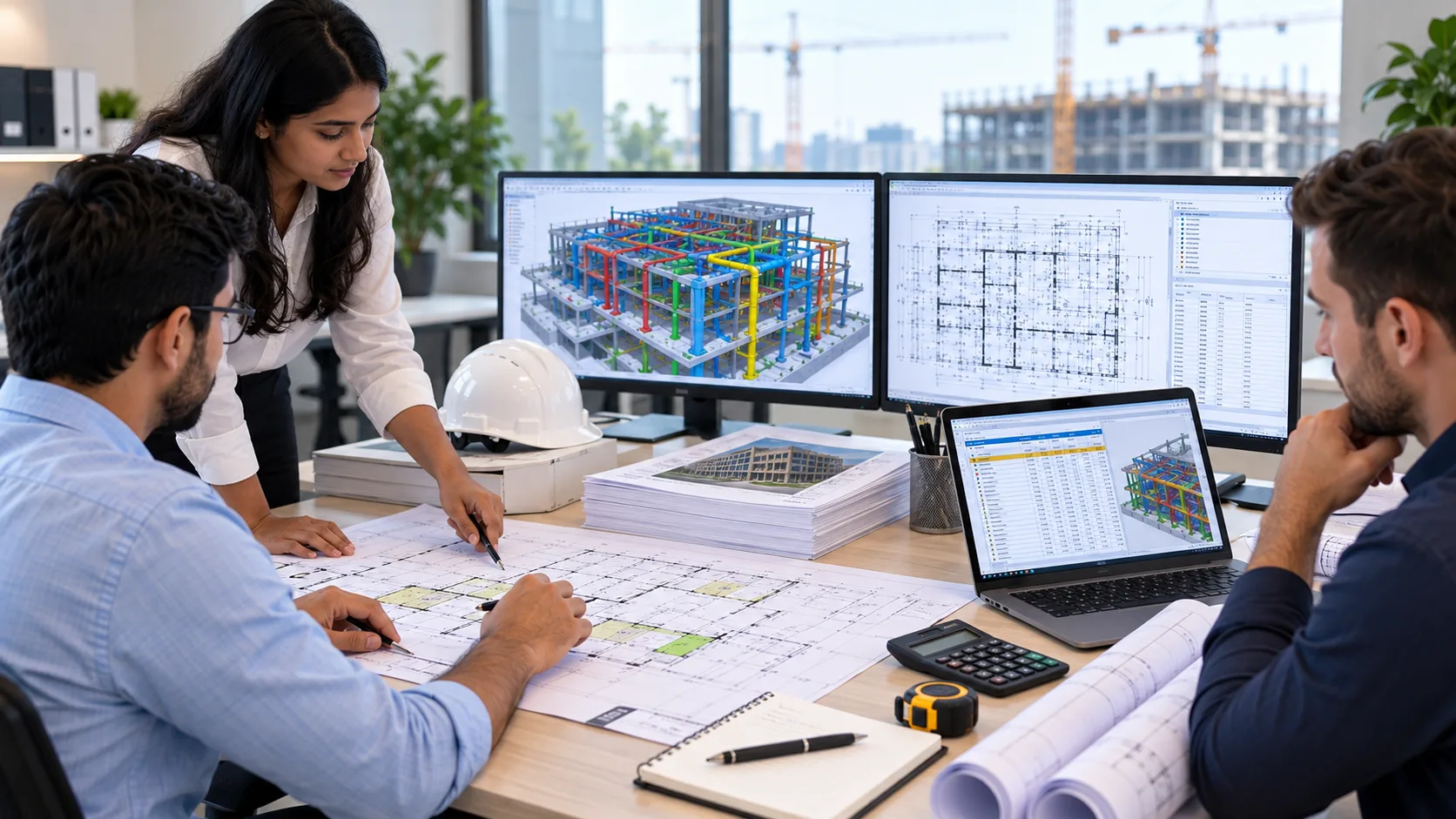Construction takeoff project support and preconstruction coordination