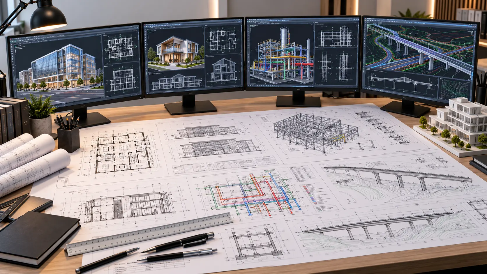 CAD drafting support for commercial residential industrial and infrastructure projects in Oman