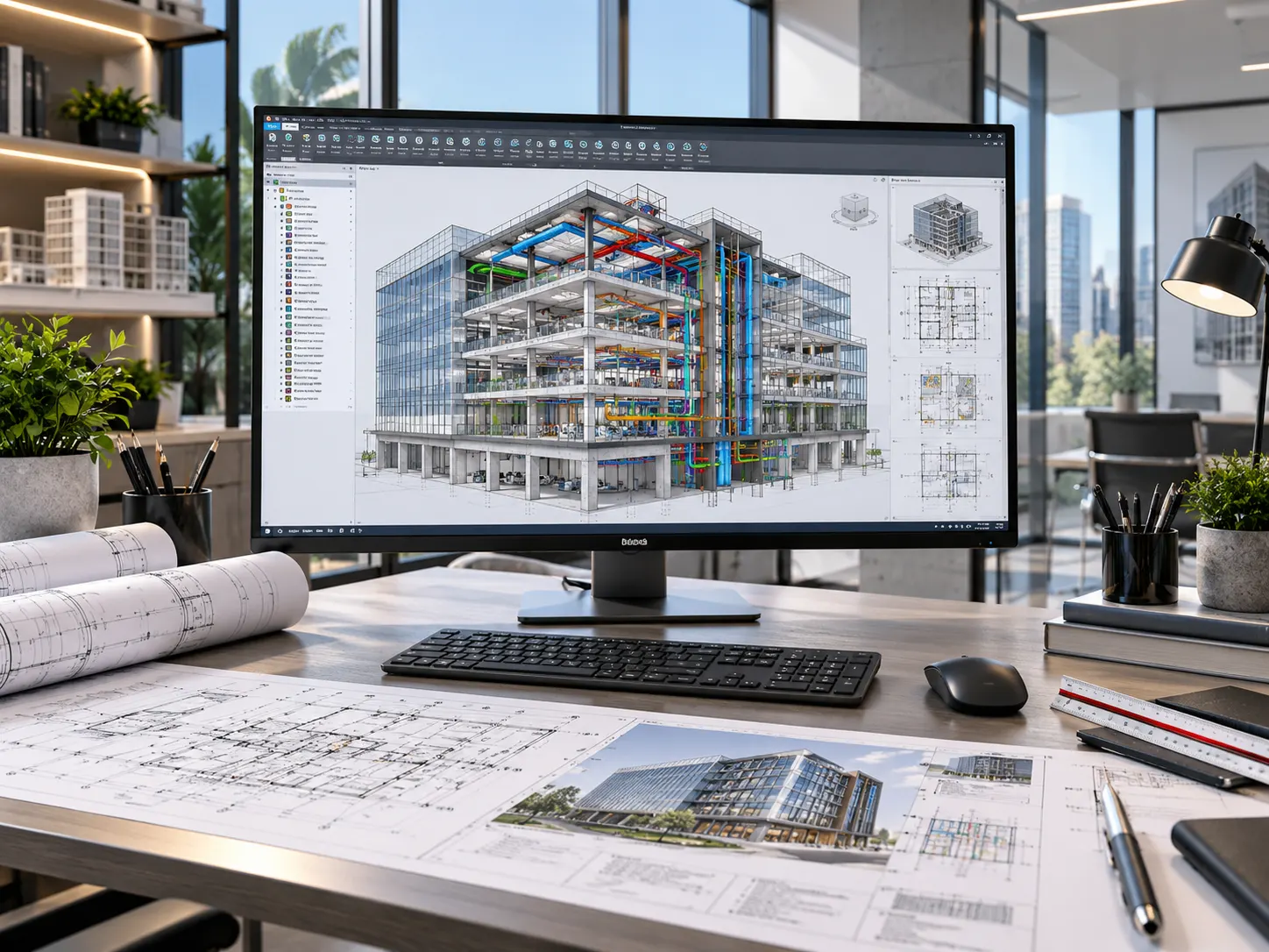 Multidisciplinary BIM model used for design and construction coordination on Dallas projects