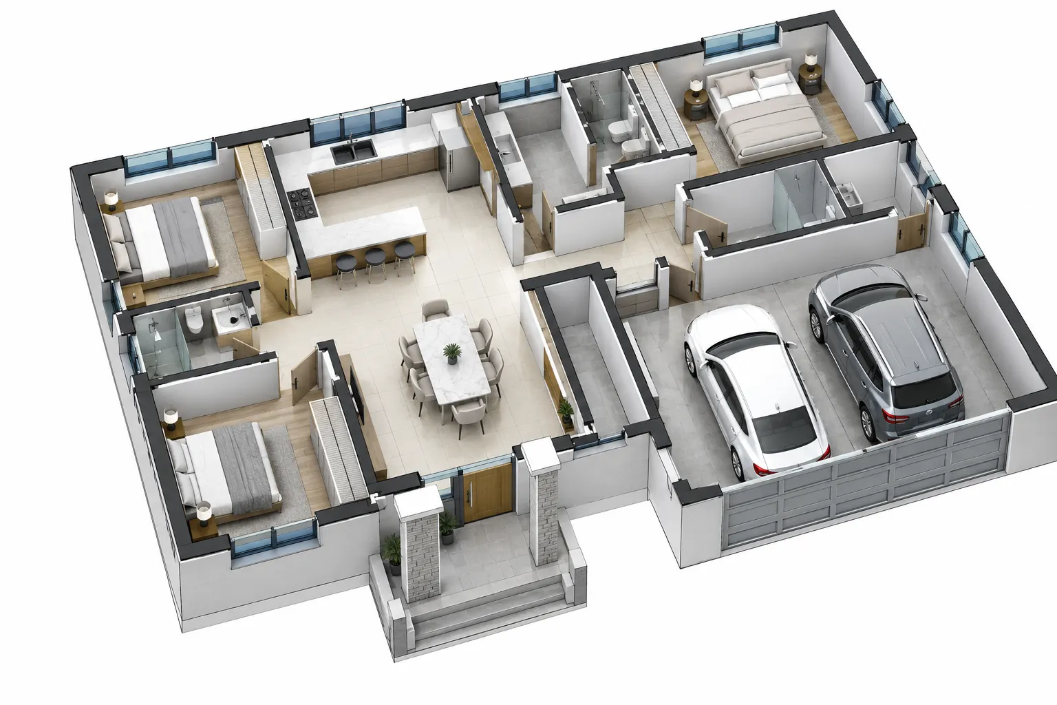 CAD drafting workflow reviewing architectural structural and MEP drawing mark-ups for a Milton Keynes project